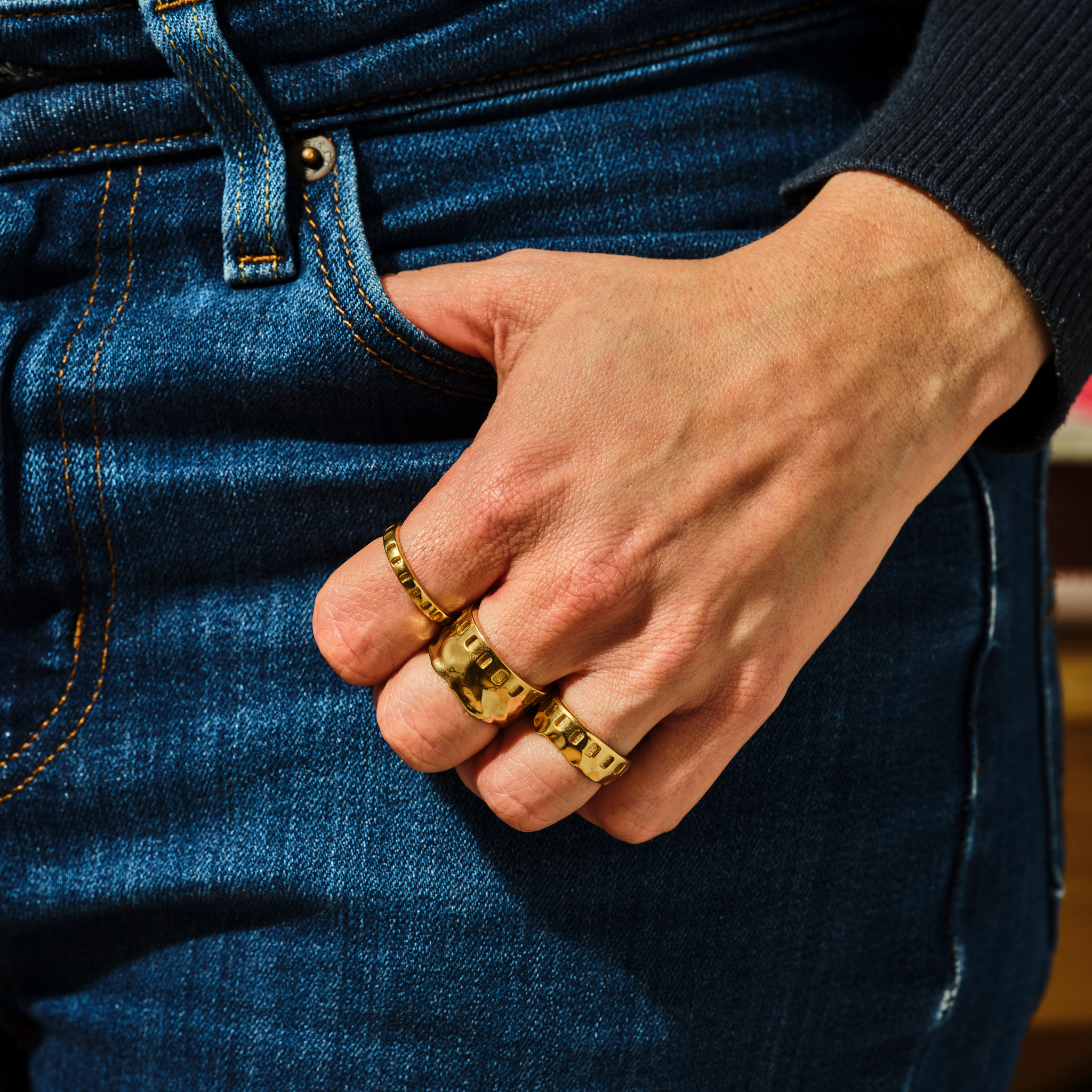 First of the Roll Ring (18ct Gold Vermeil) – From The Silver Screen